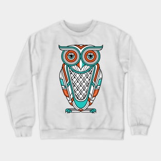 Owl Deco Crewneck Sweatshirt